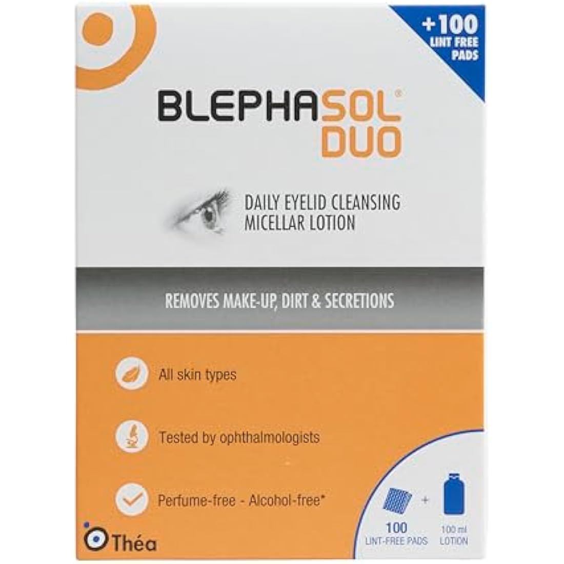 Blephasol Duo 100ml Micellar Eyelid Cleansing Lotion - 3 Pack
