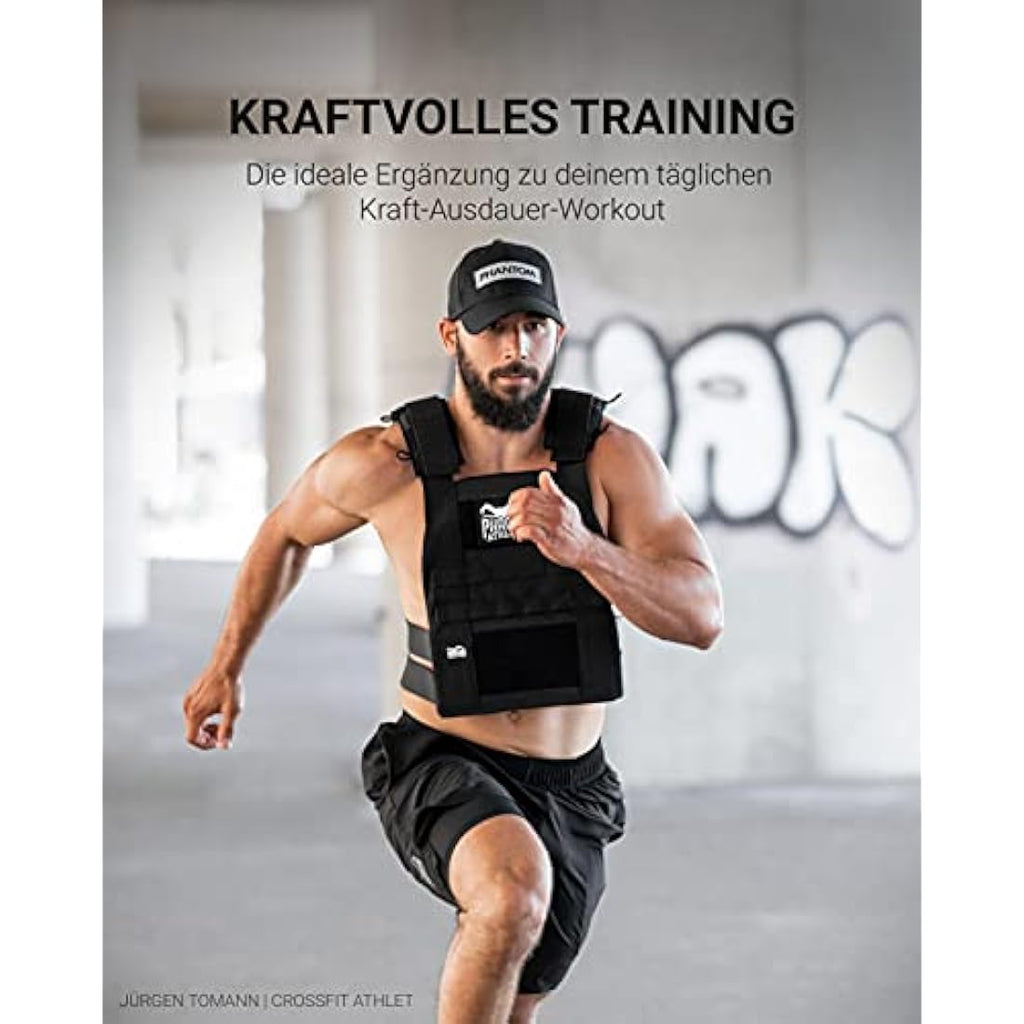 Phantom Athletics Weighted Vest – Adjustable Plate Carrier for Fitness