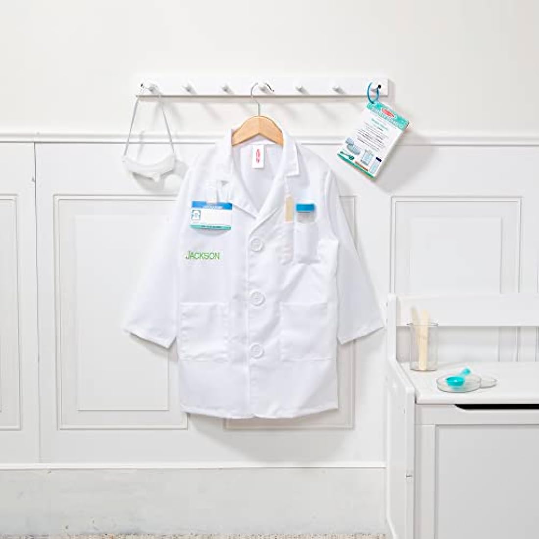 Melissa & Doug Scientist Role Play Costume Set with Lab Coat - Ages 3-6
