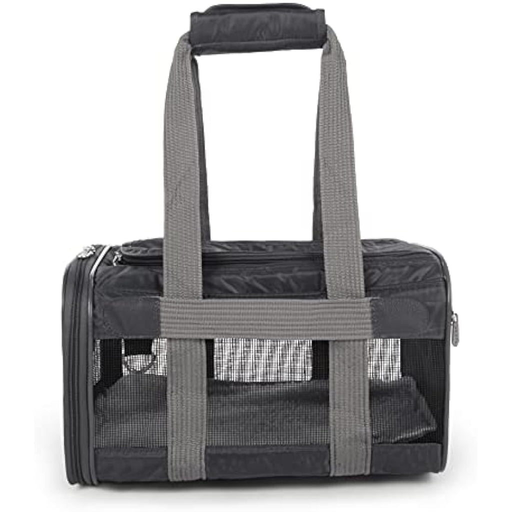 Sherpa Deluxe Pet Carrier | Airline Approved Travel Bag, Charcoal, Small