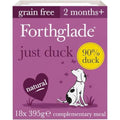 Forthglade Grain Free Wet Dog Food – 90% Duck & Vegetables (18 x 395g)