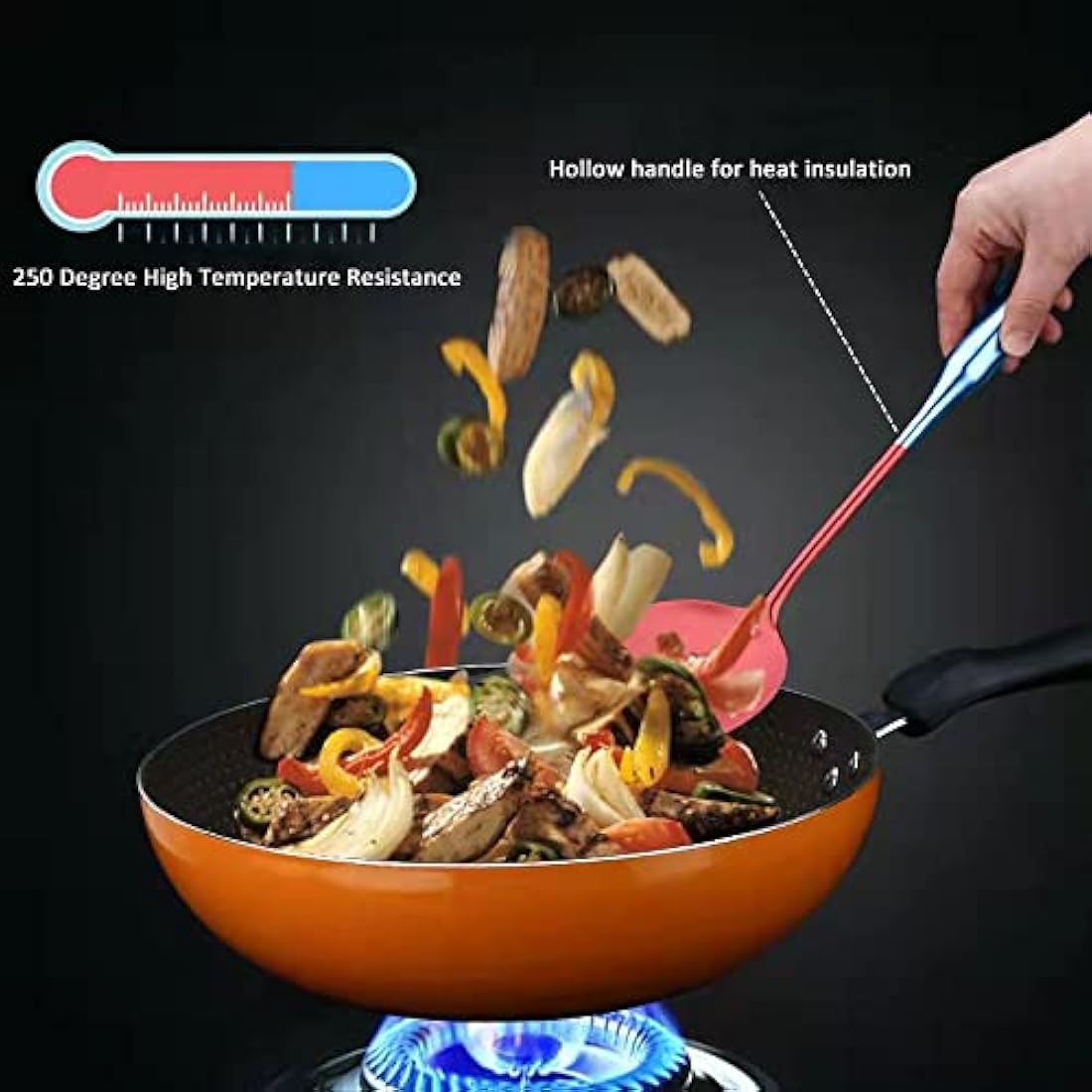 304 Stainless Steel Kitchen Utensils Set | 6-Piece Cooking Tools