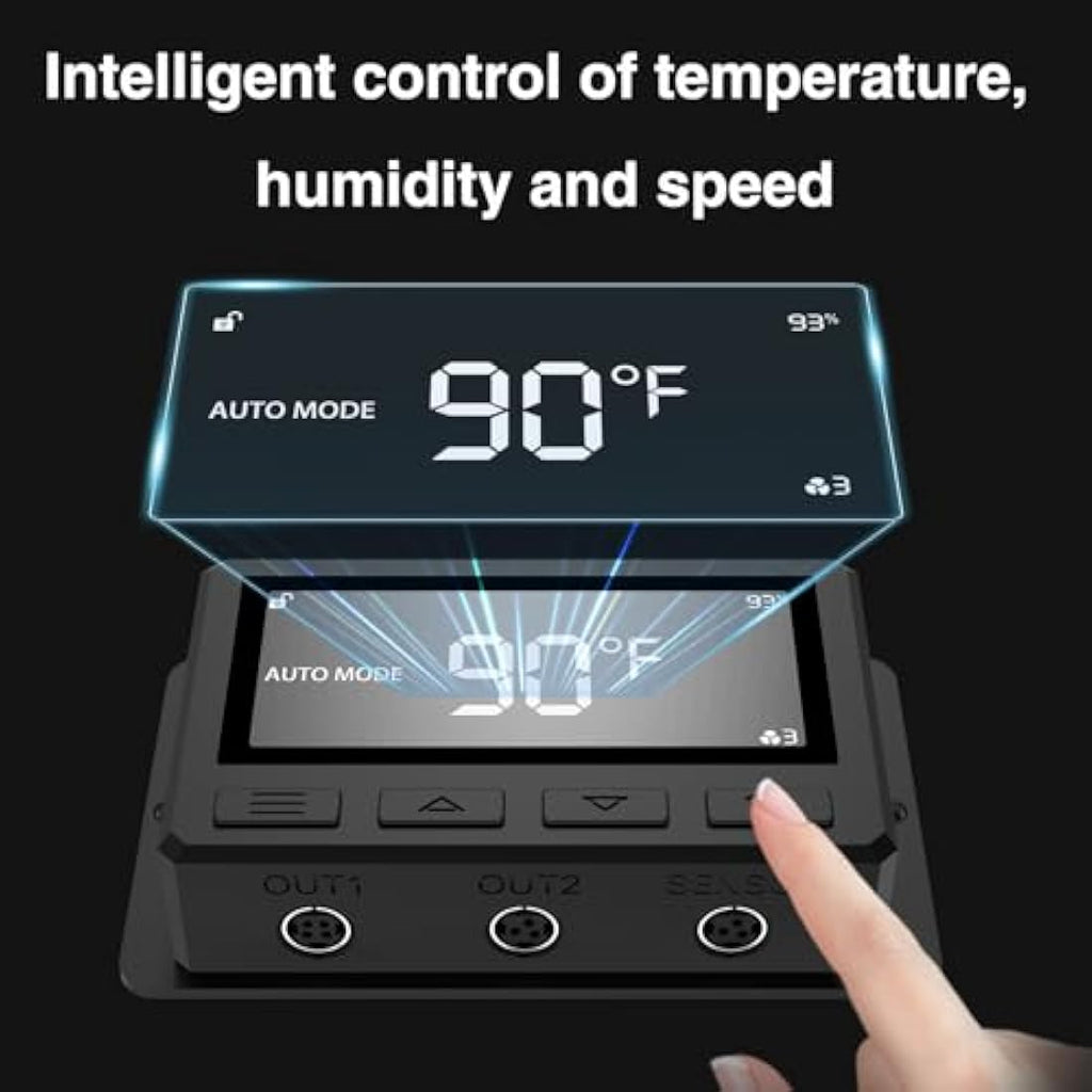 Aygrochy 6 Inch WiFi Inline Duct Fan | Smart EC Motor Grow Tent Fan