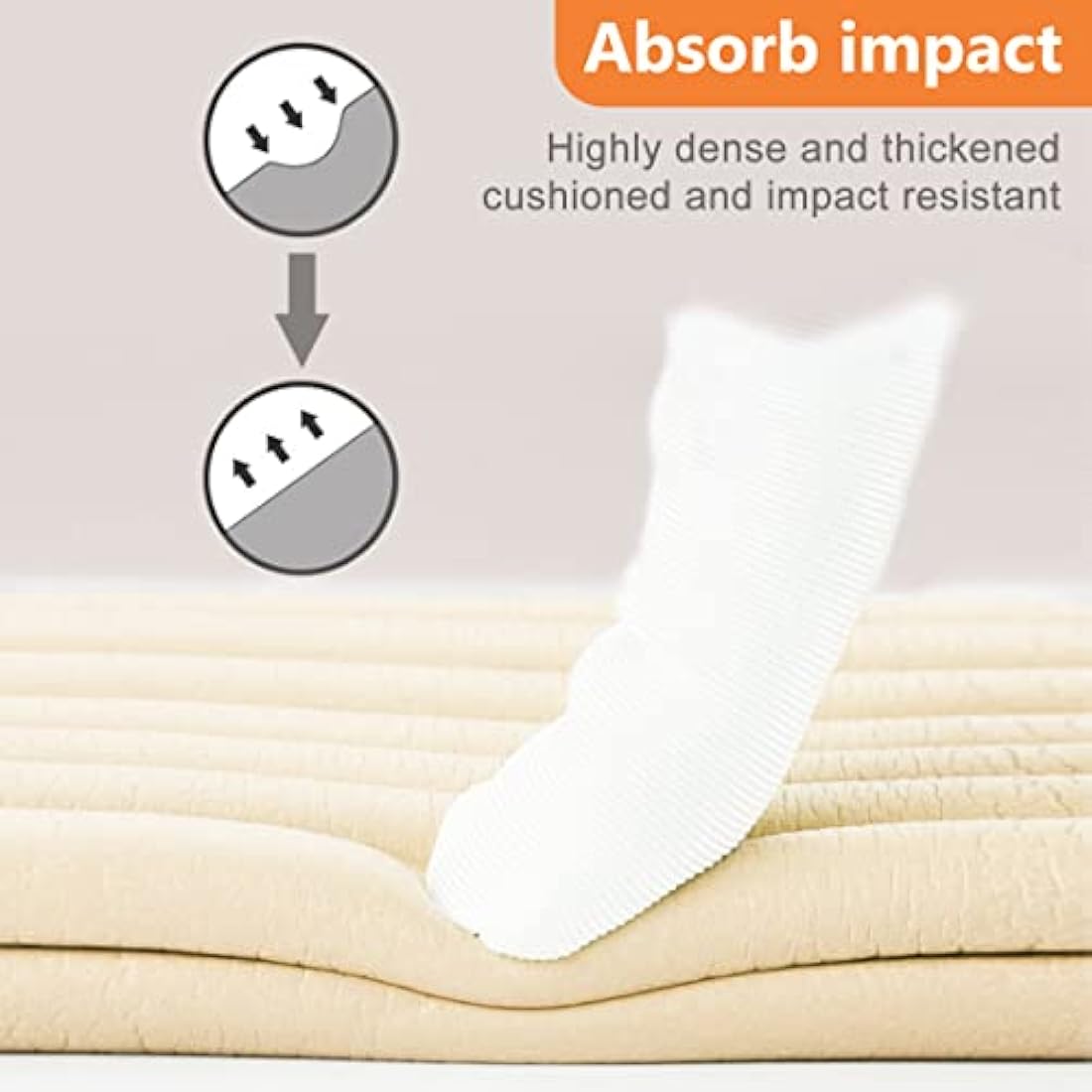 Fairy Baby Extra Wide Foam Edge & Corner Guards – High-Density Safety Bumper