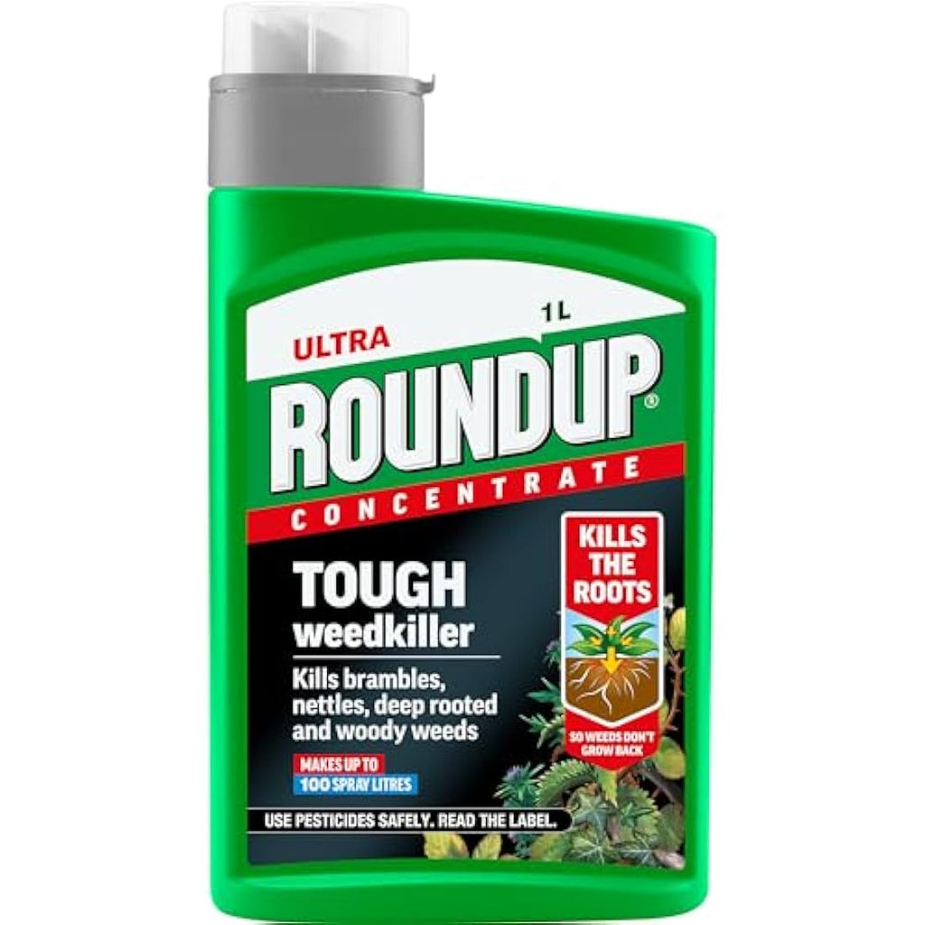 Roundup Tough Weedkiller Concentrate - 1L Bottle Makes 100L - Jolof Store