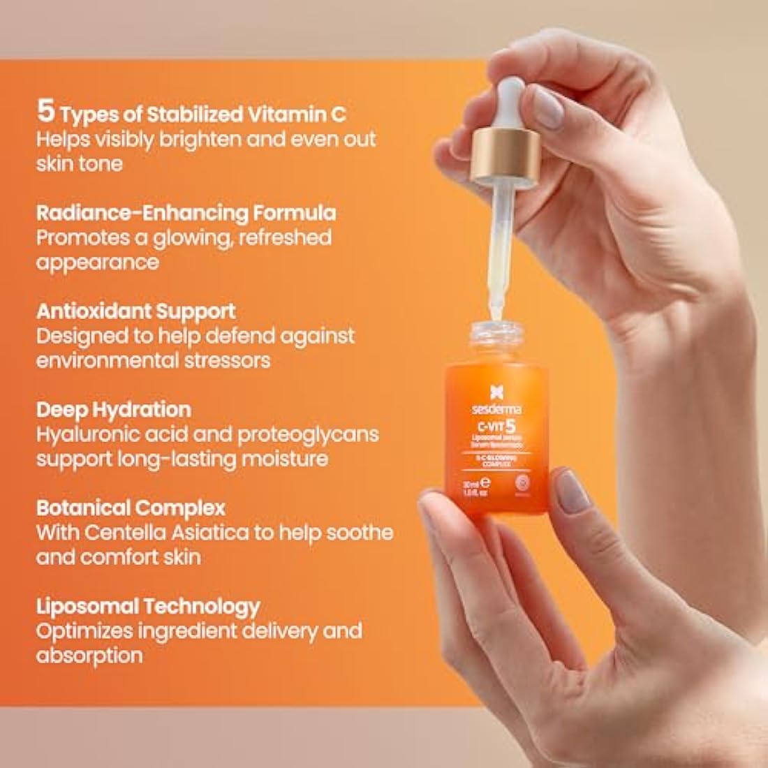 Sesderma C-Vit Liposomal Serum - 30ml Anti-Aging Vitamin C Face Serum