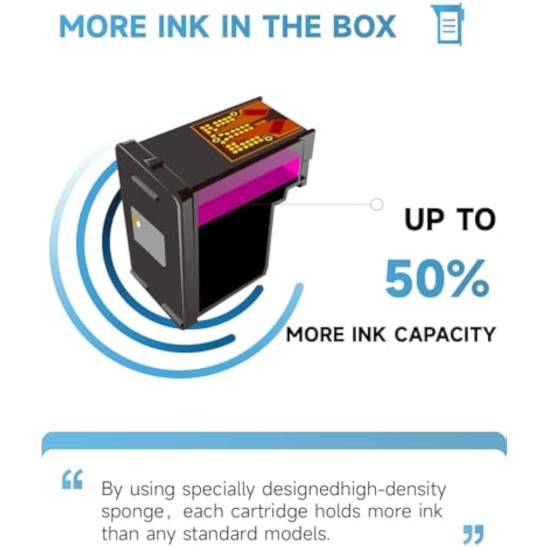INKYEAH 62XL Black Ink Cartridges 2-Pack for HP Envy & OfficeJet Printers