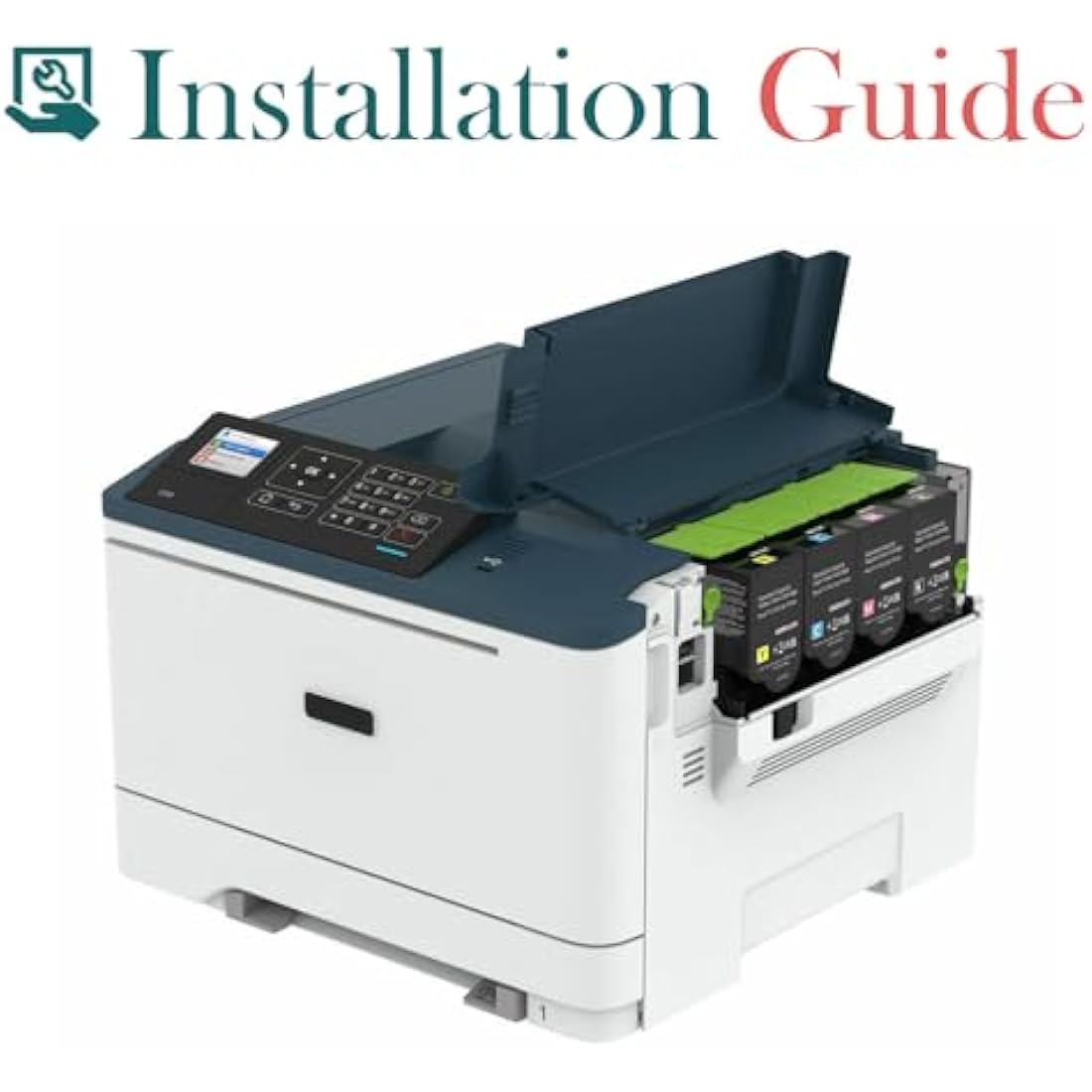 HenceBuy Compatible Xerox C310 C315 Toner Cartridges - 4-Pack CMYK Set