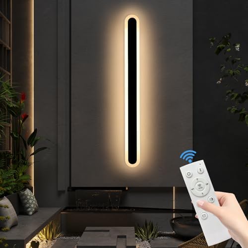 Mikeru 100CM Dimmable LED Outdoor Wall Light | IP65 Waterproof Sconce