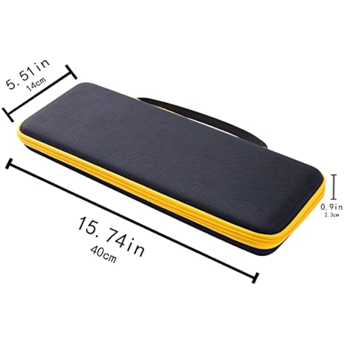Aenllosi Hard Case for Logitech POP ICON Combo & Pop Keys Keyboard – Yellow