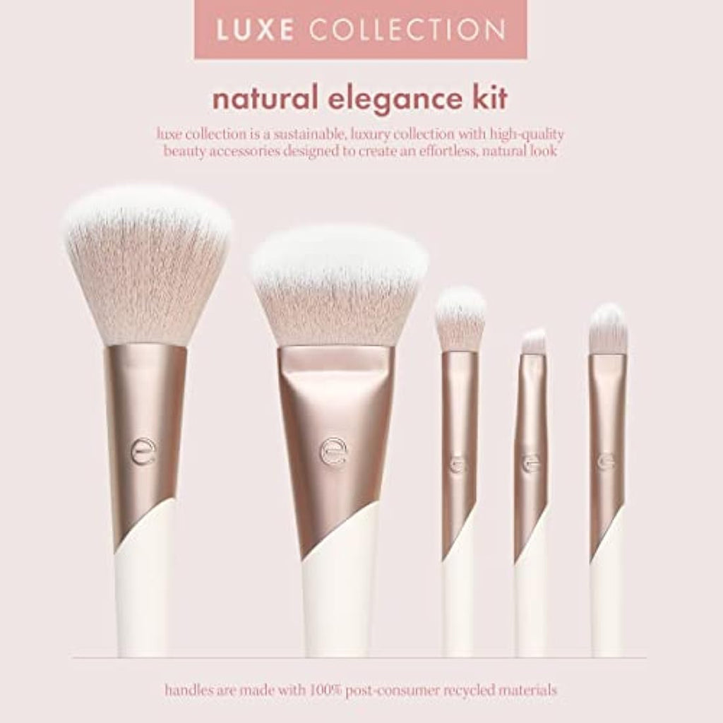 EcoTools Luxe Natural Elegance 5-Piece Professional Makeup Brush Set