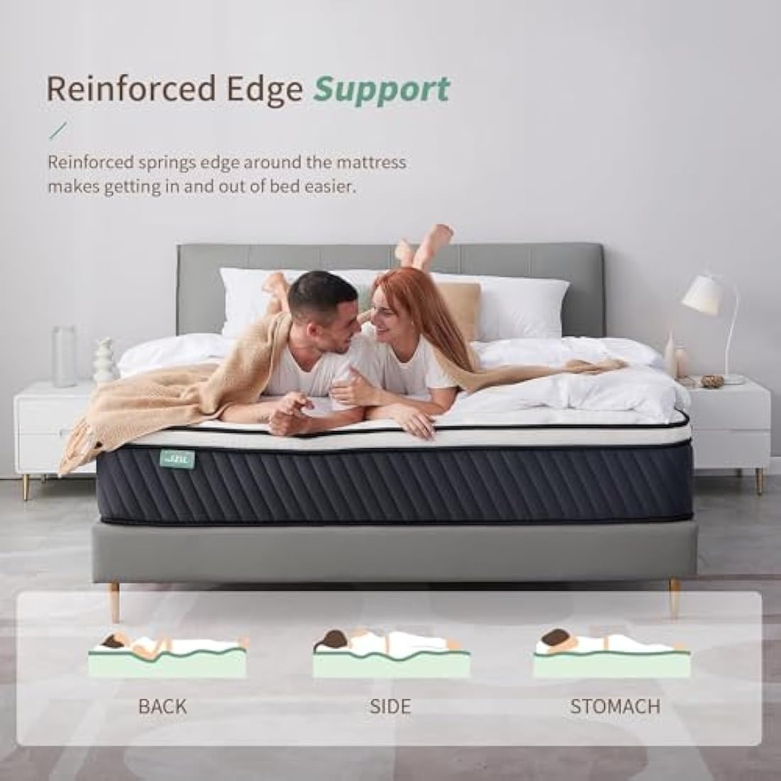 SZsuilong 3FT Single Hybrid Mattress | 12 Inch Memory Foam & Pocket Spring