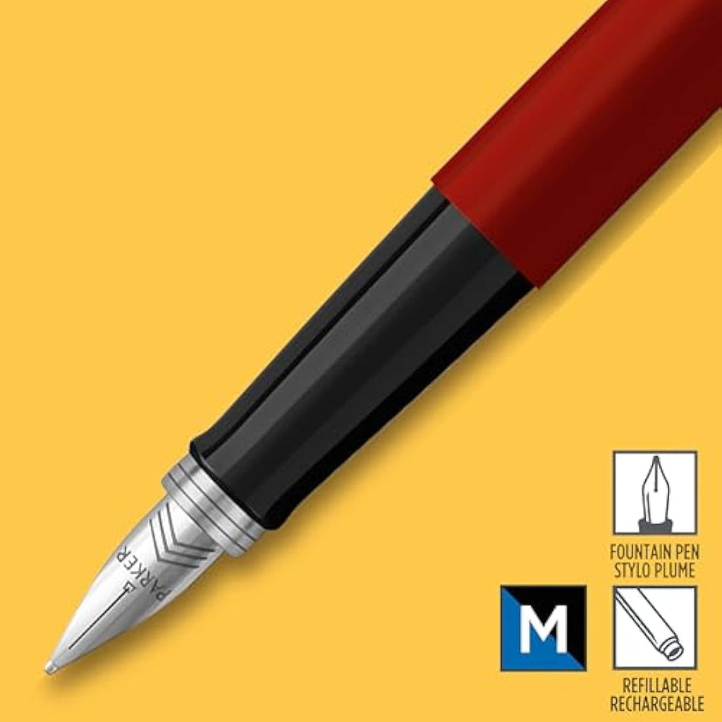 Parker Jotter Originals Fountain Pen - Classic Red - Medium Nib
