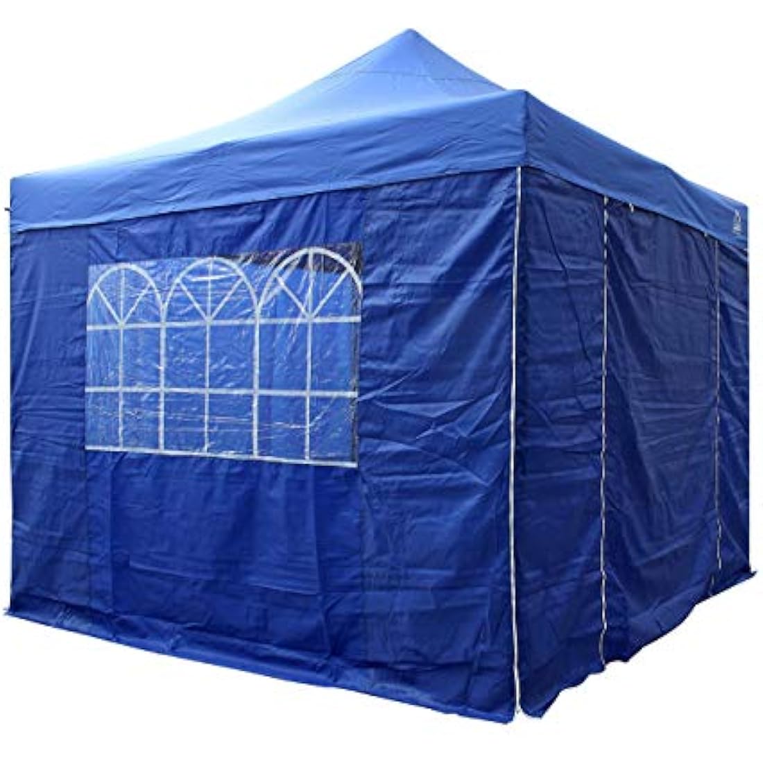 All Seasons Gazebos 3x3m Heavy Duty Pop Up Gazebo with Walls - Royal Blue