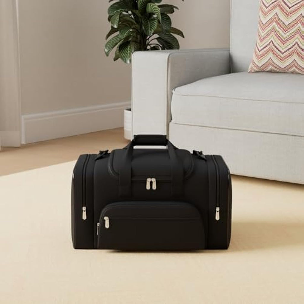 Jolof Store Gym Duffle Bag – 40L Multi-Pocket Sport Holdall in Black