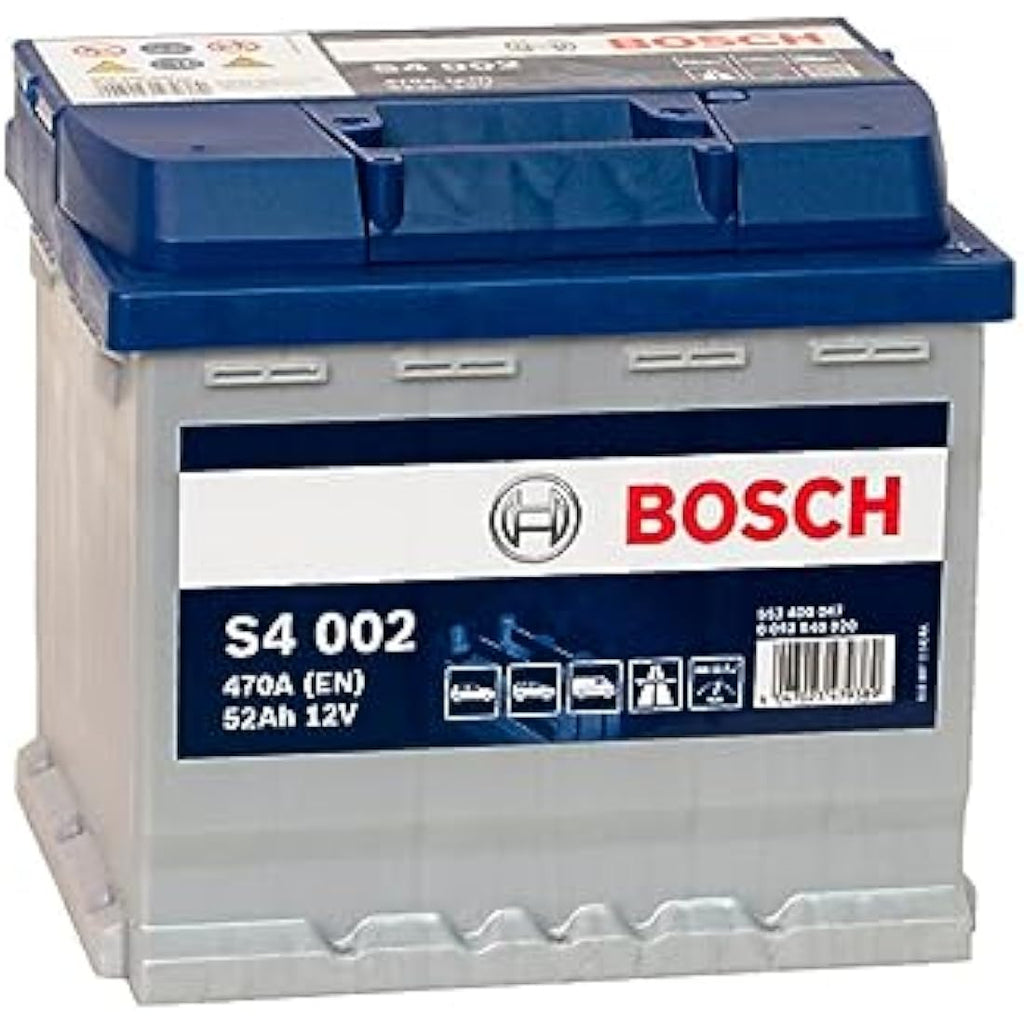 Bosch S4002 Car Battery | 52Ah 470A Lead Acid Maintenance-Free Type 012