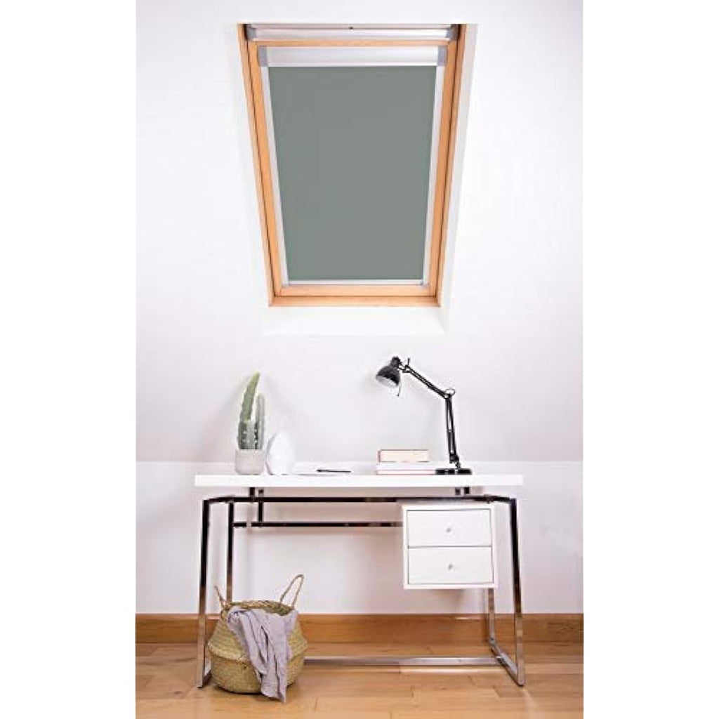 Jolof Store Blackout Skylight Blind for Velux C04 Windows – Pewter