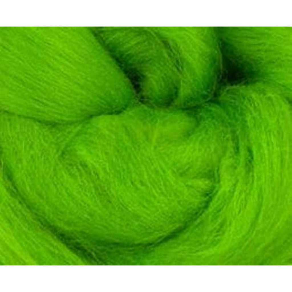 Woodland Green Merino Wool Roving - 9 Pack for Felting