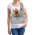 Eyein Pet Sling Carrier – Small Dog & Cat Travel Bag with Hard Bottom