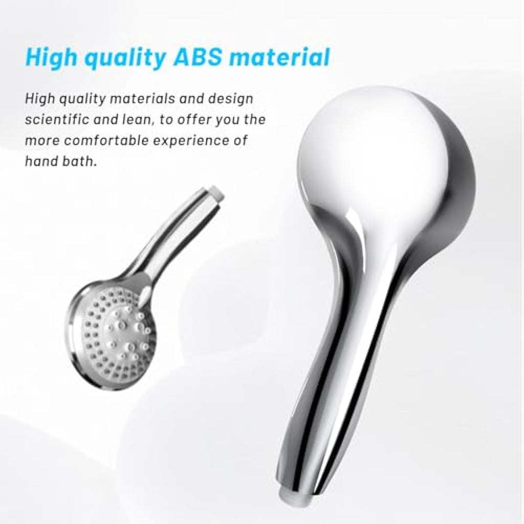 VEHHE Pressure Boosting Shower Head | 5 Modes with 1.5m Chrome Hose