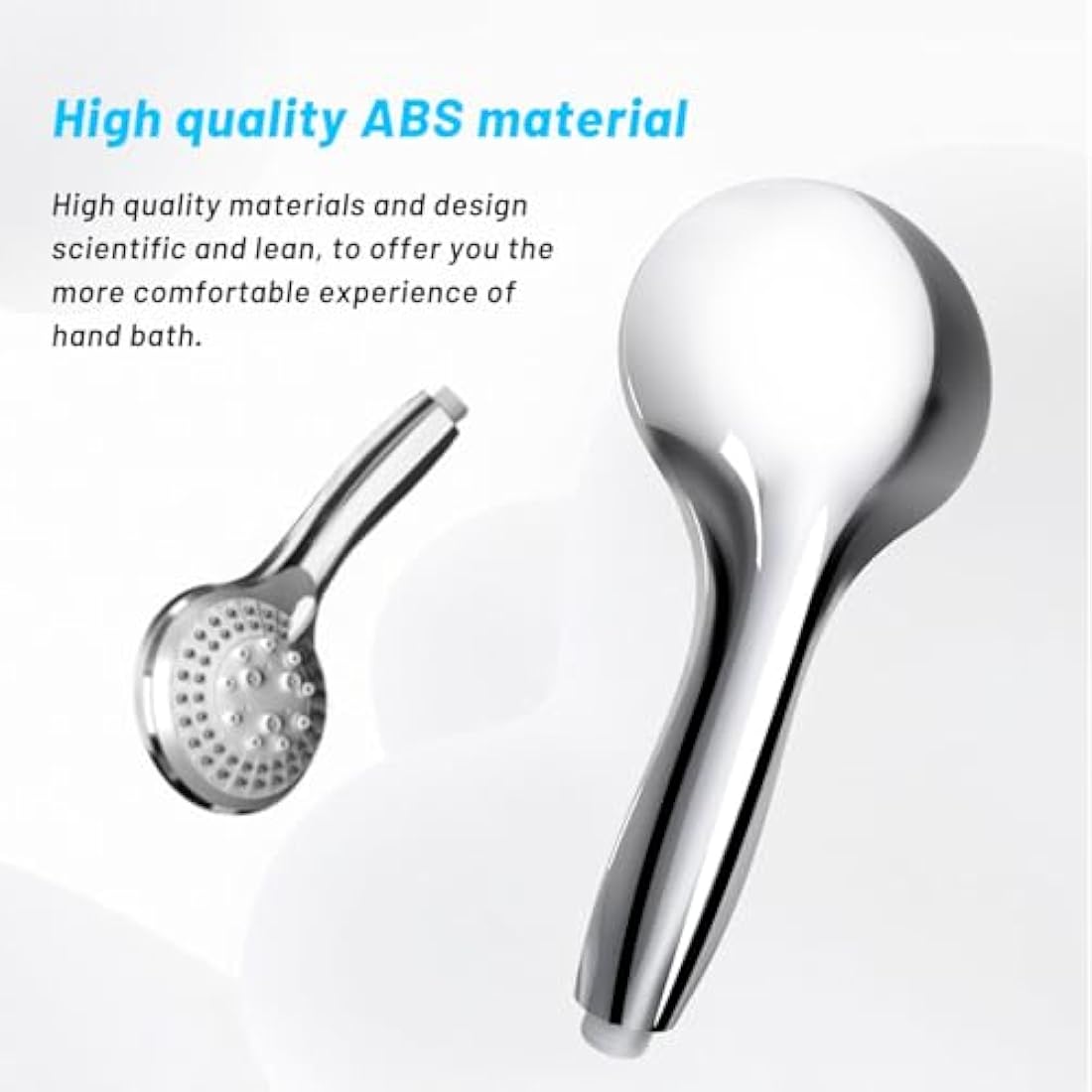 VEHHE Pressure Boosting Shower Head | 5 Modes with 1.5m Chrome Hose