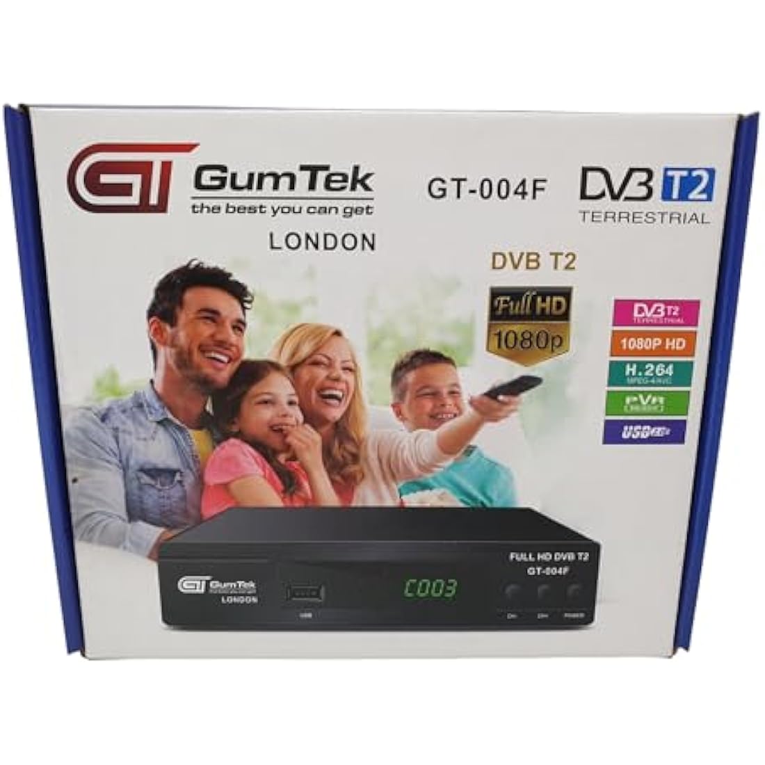 Gumtek GT-004F Dual Tuner Freeview HD Recorder – Digital TV Set Top Box