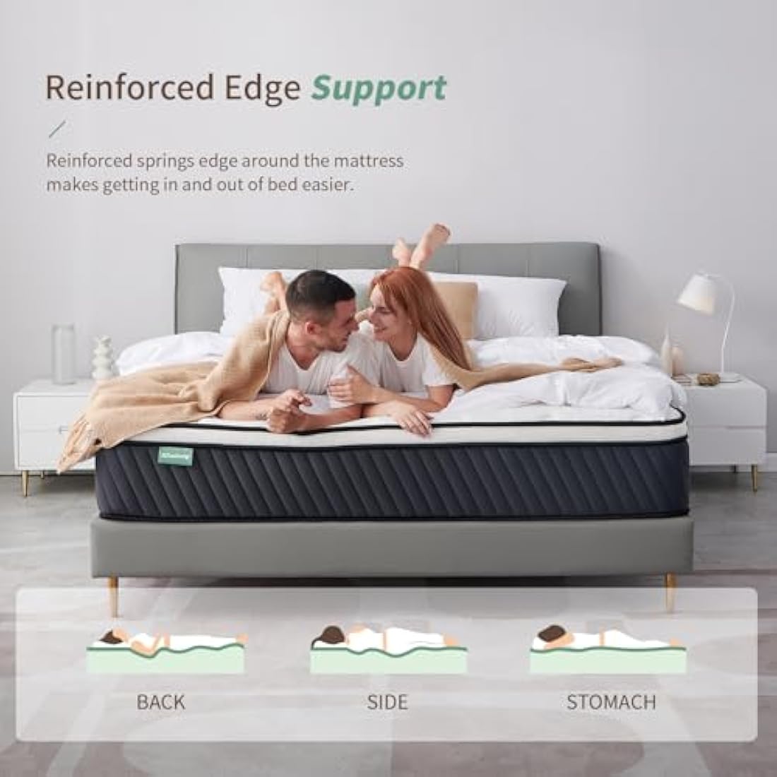 SZsuilong 3FT Single Hybrid Mattress | 12 Inch Memory Foam & Pocket Spring
