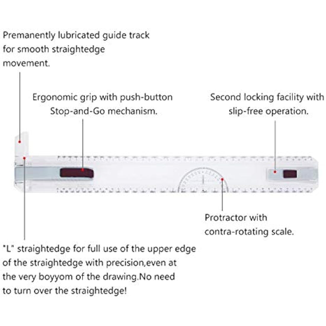 Preciva A3 Drawing Board – Technical Drafting Table with Parallel Motion