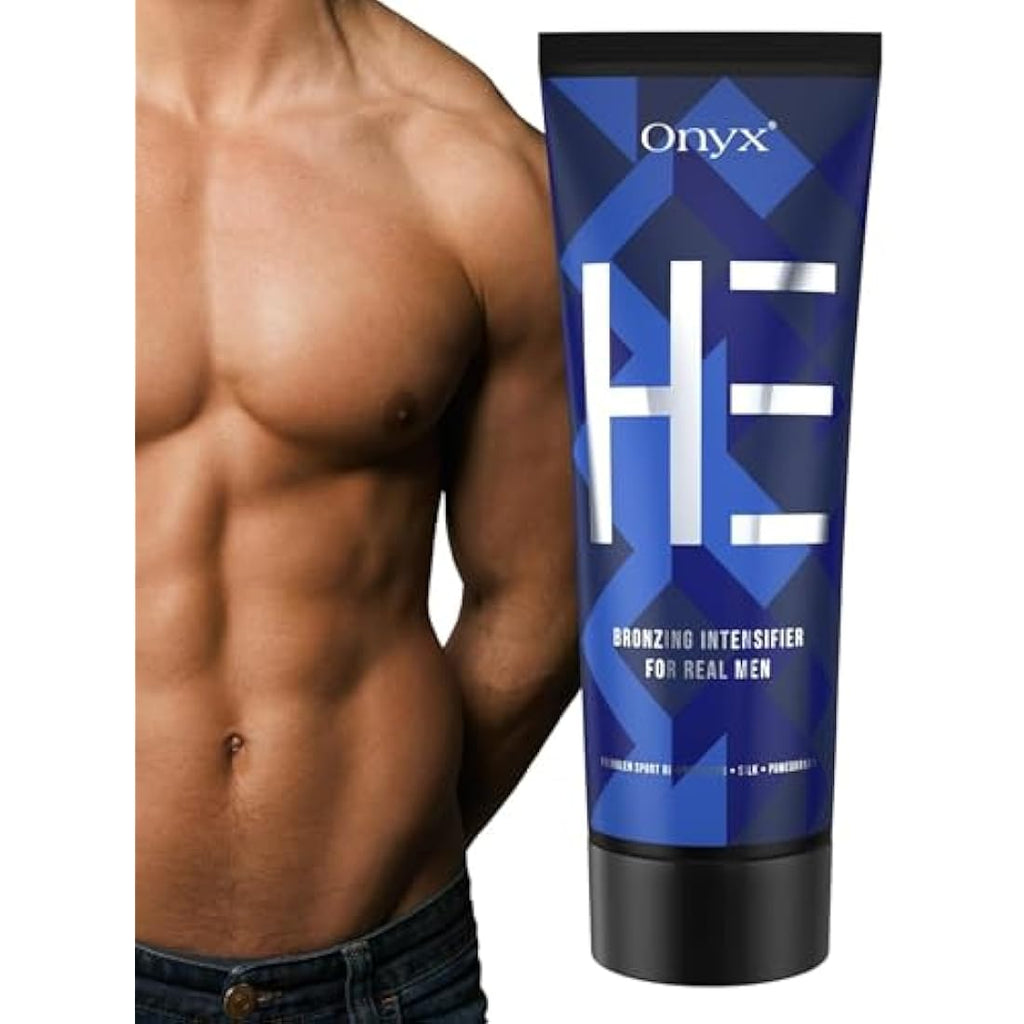 Onyx HE Men's Tanning Accelerator – Muscle Enhancing Sunbed Cream