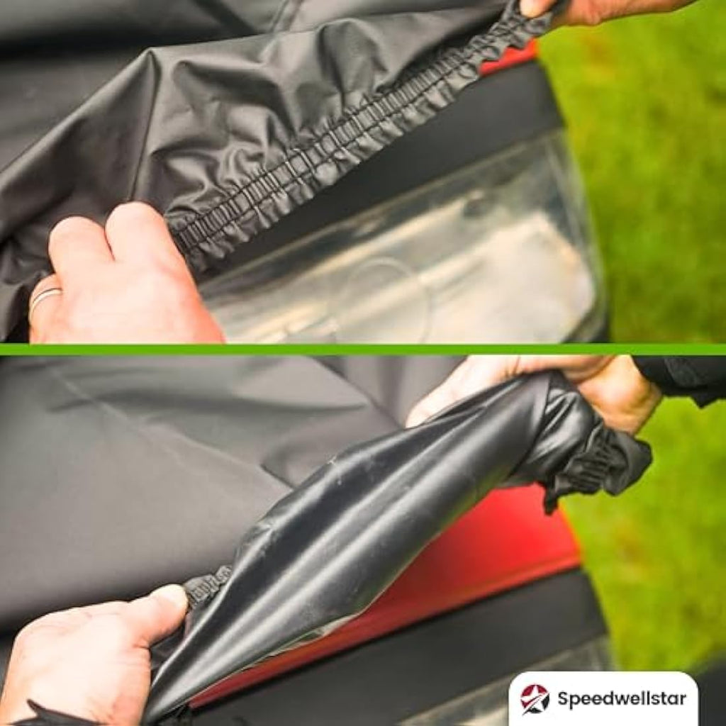 Speedwellstar Heavy Duty Waterproof Ride-On Lawn Mower Cover – 600D