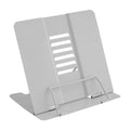 Book Stand, Multifunctional Metal Book Holder for Reading Grey