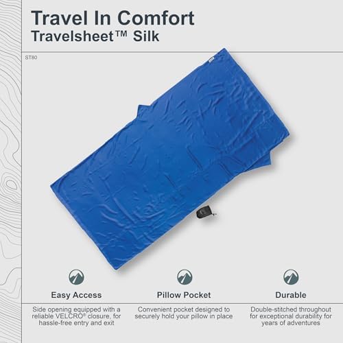 Jolof Store Cocoon Silk Sleeping Bag - Lightweight Travel Liner