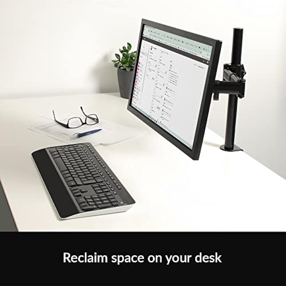 ARCTIC Z1 Basic Monitor Arm – Single Desk Mount for 34"/38" Ultrawide