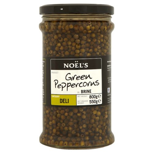 Noël's Green Peppercorns in Brine – Gourmet Cooking Spices, 800g Pack