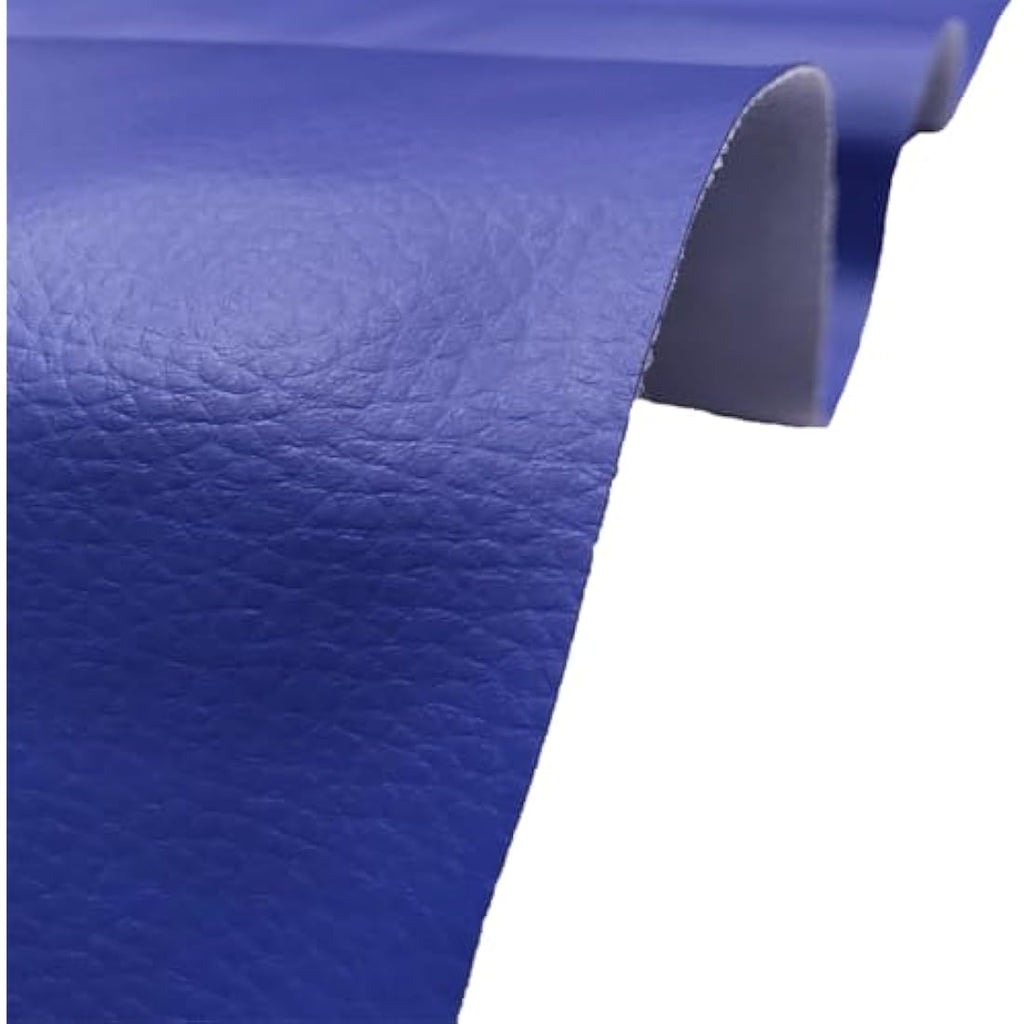 A-Express Royal Blue Grained Faux Leather Fabric – Heavy Duty Upholstery