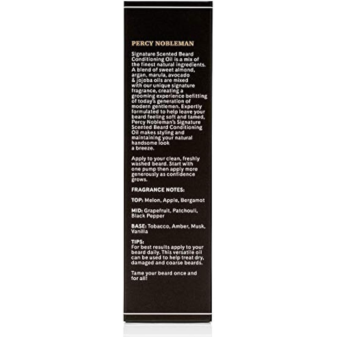 Percy Nobleman Signature Beard Oil – Natural Conditioning Oil (100ml)