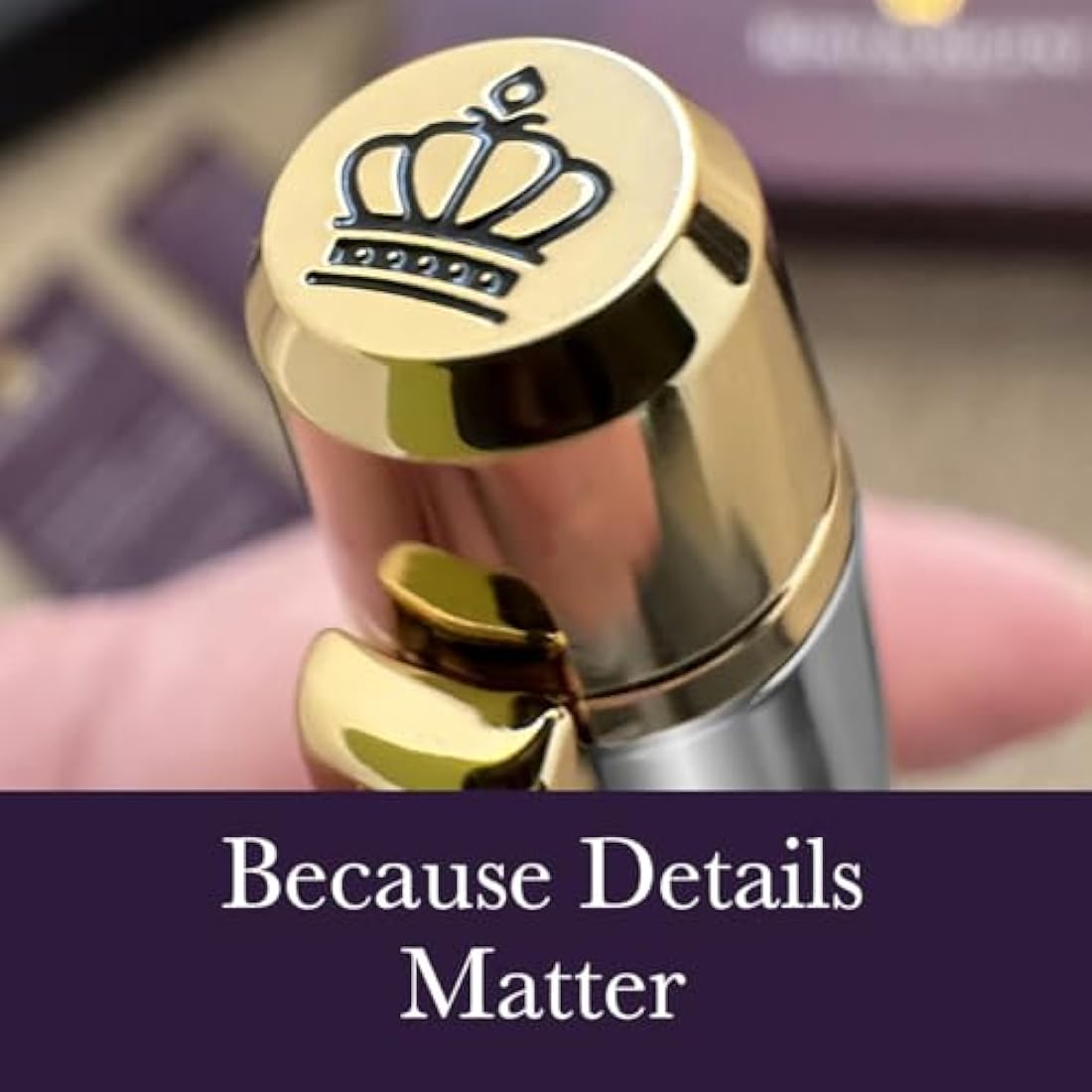 Bond & Regent Rollerball Pen – 24K Gold & Silver Chrome Luxury Gift