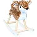 Little Bird Told Me Willow Deer Rocking Toy | Plush & Wood Rocker