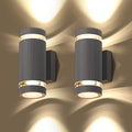 CELAVY Outdoor Wall Lights – IP65 Waterproof Up Down LED Porch Light, 2 Pack