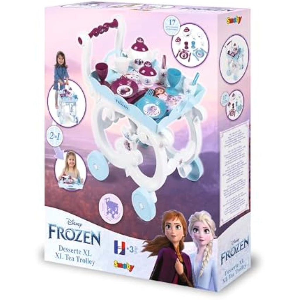 Disney Frozen 2 Kids Pretend Play Tea Trolley Set with 17 Accessories