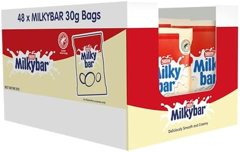Milkybar White Chocolate Giant Buttons Sharing Bag - 48 x 30g Bulk Pack