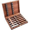 EZARC 6pc Wood Chisel Set – CRV Steel Woodworking Tools with Wooden Box