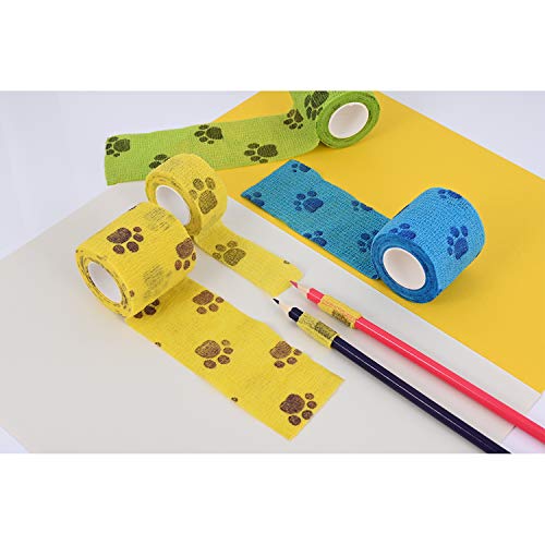 Pet Vet Wrap – 3 Pack Self-Adhesive Elastic Bandages