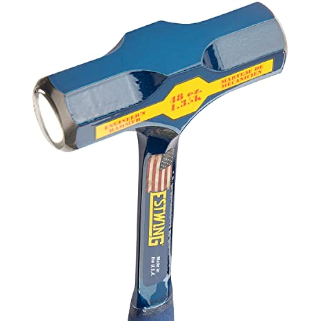 Estwing E6-48E Engineer's Hammer – 48oz Steel Head with Shock Grip