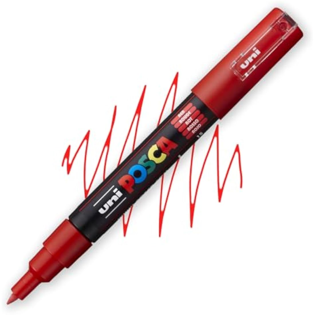 Posca PC-1M Paint Markers | Extra Fine 0.7-1.0mm | Set of 21 Colors