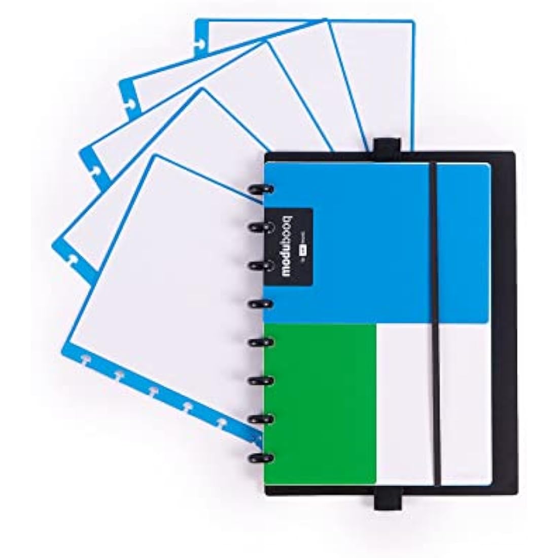 Modubooq A5 Reusable Smart Notebook – Modular Discbound Lined Pages