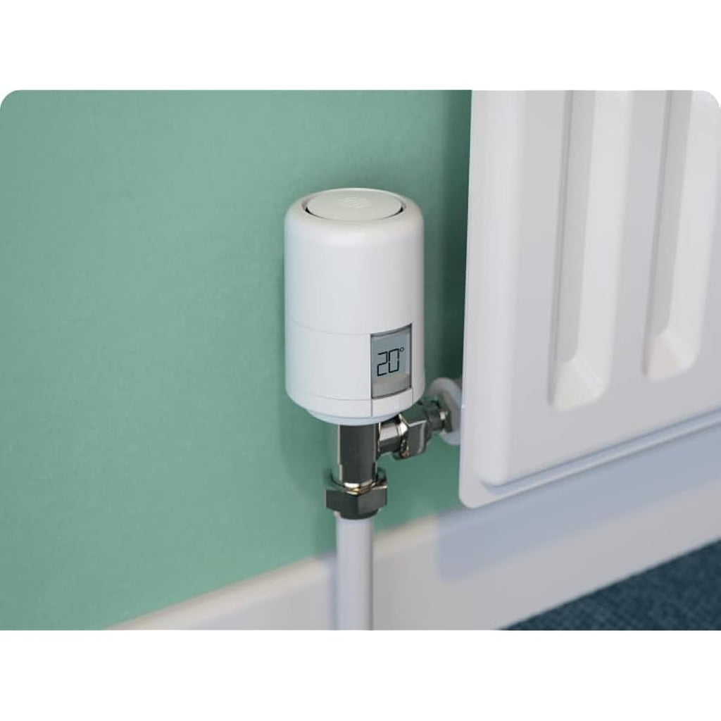 Hive Smart Radiator Valve – Thermostatic TRV with App Control, White