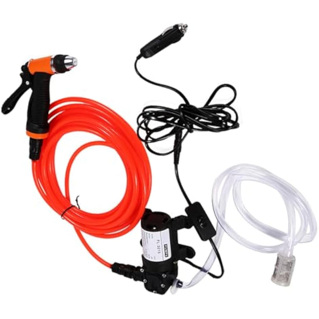 12V Portable Electric Car Washer Pump - High Pressure Device