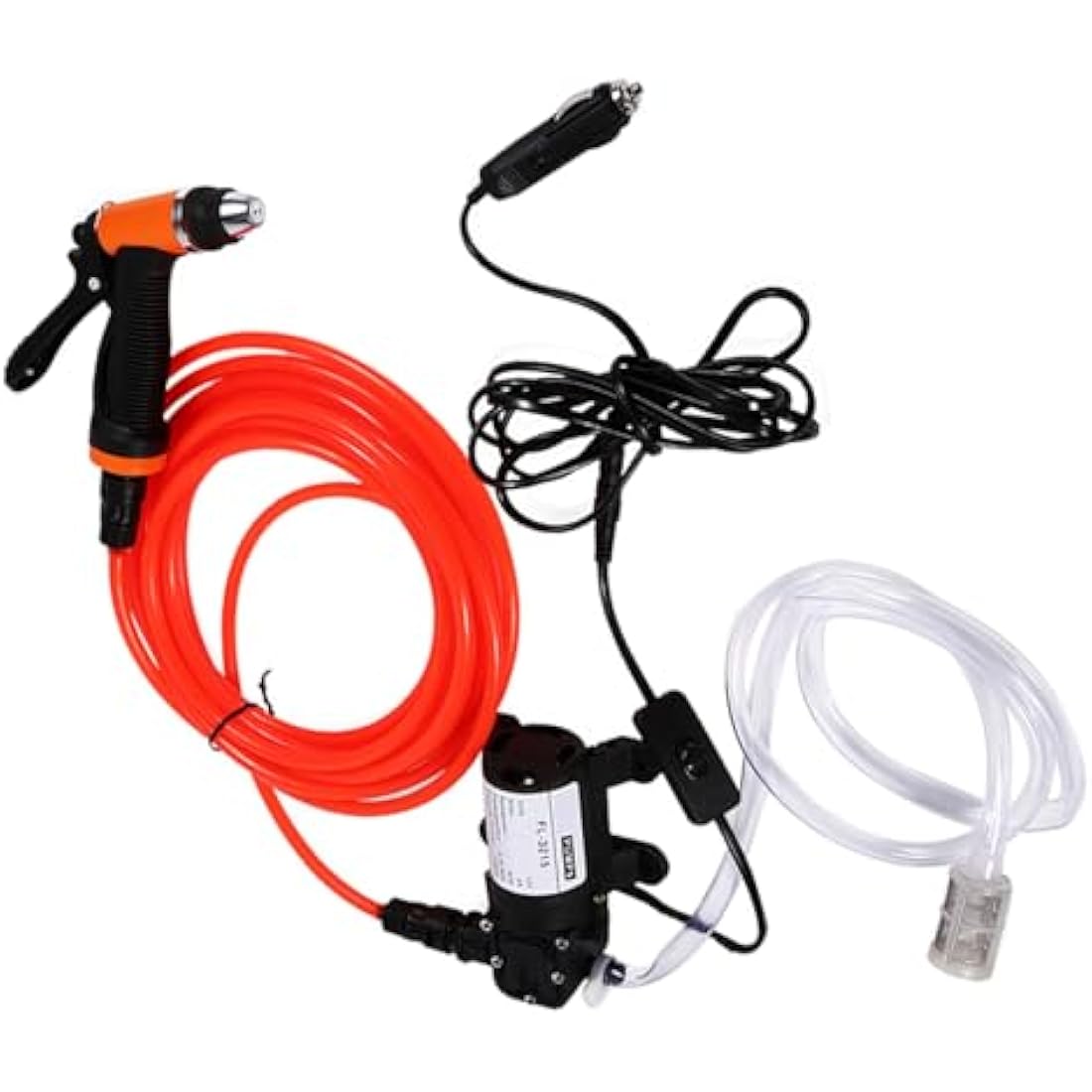 12V Portable Electric Car Washer Pump - High Pressure Device