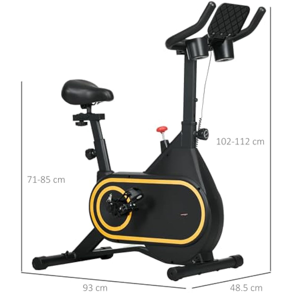 SPORTNOW Magnetic Exercise Bike – Silent Indoor Cycling Stationary Bike